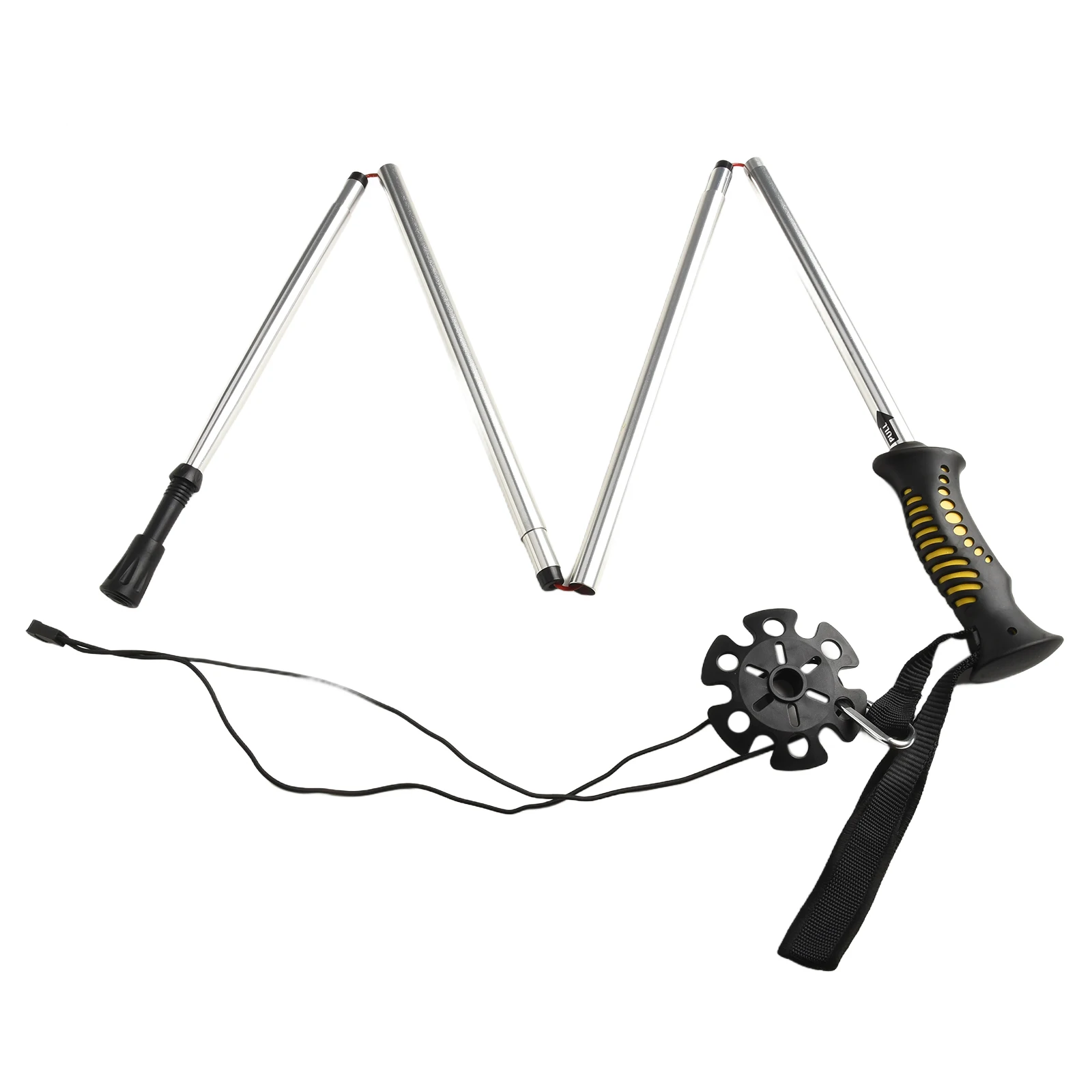 

Hiking Adventures Collapsible Fishing Tackle Adjustable Strap Fishing Rod Fishing Fishing Accessory Easy To Carry Fishing Gear