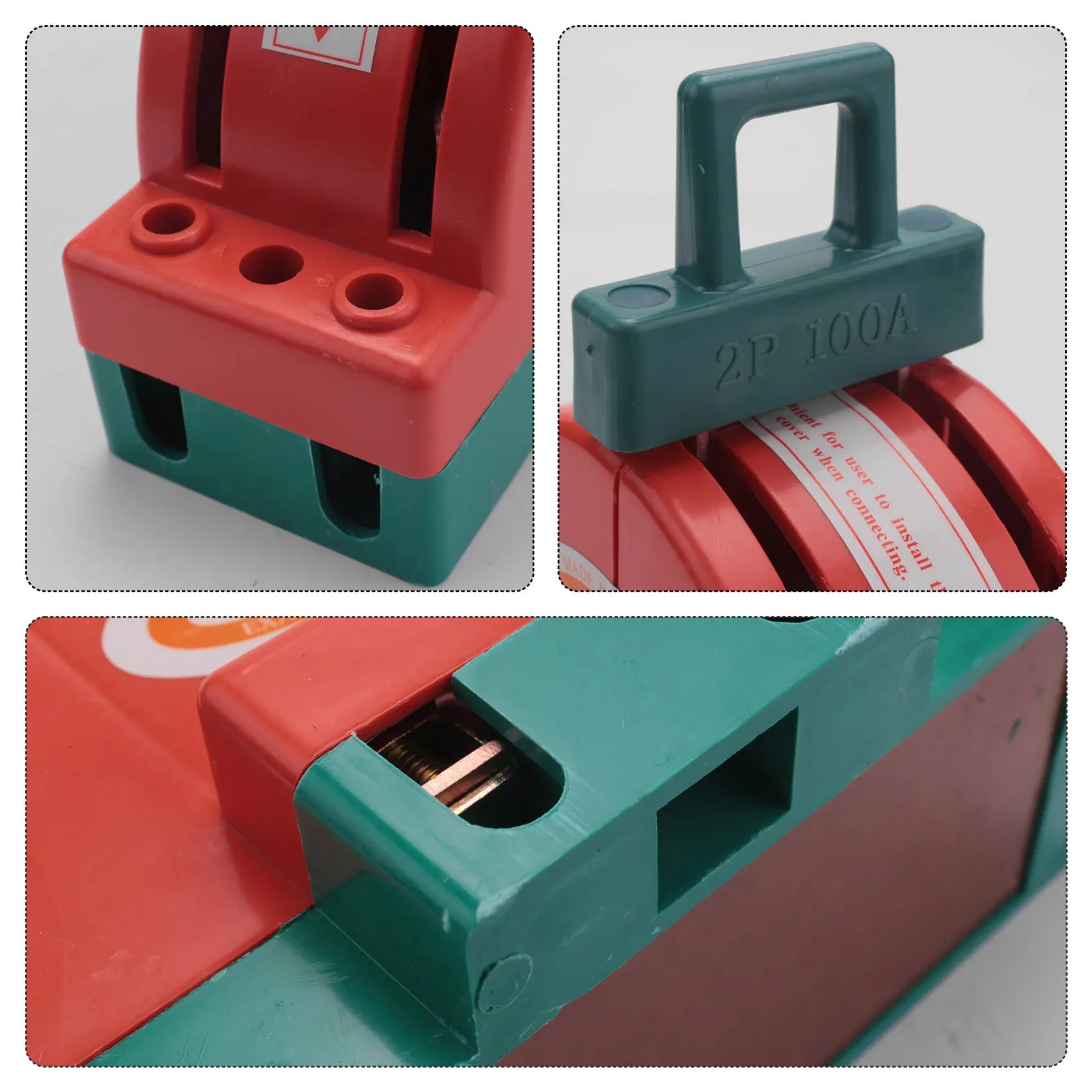 【HOME TOOLS】 Interruttore a doppio tiro con disconnessione bipolare 100A per generatore di backup con interruttore automatico