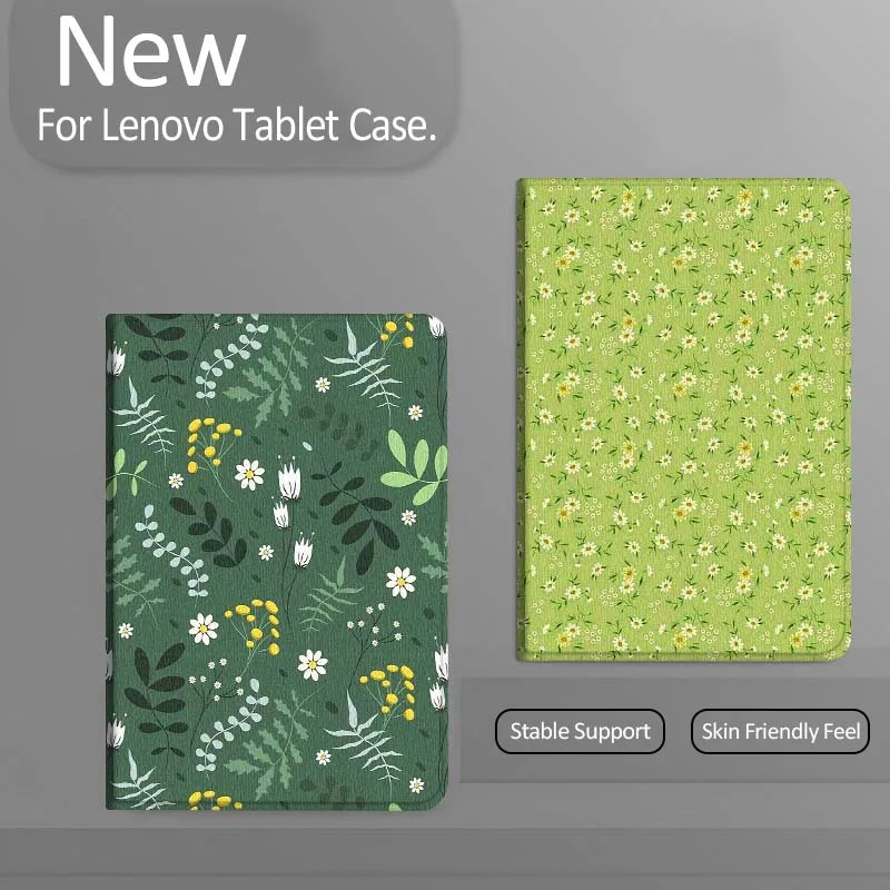 

Beautiful Flower Pattern For Xiaoxin Lenovo Tab Pad K11 K10 M10 P11 3rd Plus Pro Legion Y700 Y900 Gen4 2 Tablet Case Gift