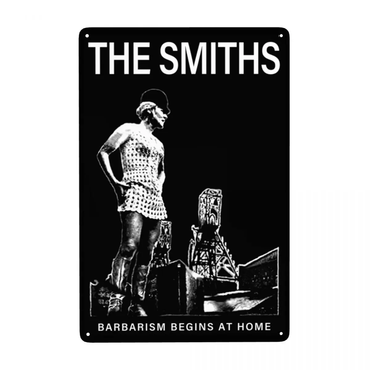 Vintage Alternative Rock Band Smiths Metal Tin Sign Rectangle Custom Signs Plaques Pub Cafe Yard Wall Art Decor