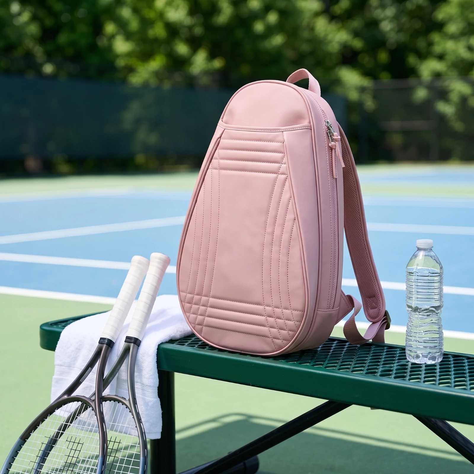 Tennis Racket Bag Slim Tennis Racket Backpack Comfortable Easy to Clean for Travel