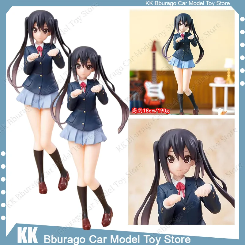 NEW Anime K-On! Yui Figure Nakano Azusa Figurine Collection Akiyama Mio KO Action Figure Kawaii Girl Model Toy Birthday Gift