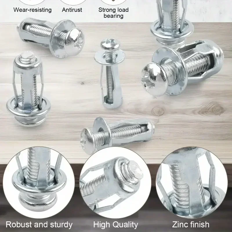 البتلة المسمار جاك المكسرات المسمار المراسي البتلة توسيع المقابس ل الستار التوسع المشبك البتلة برشام قفل الترباس مجلس جدار السحابات #4