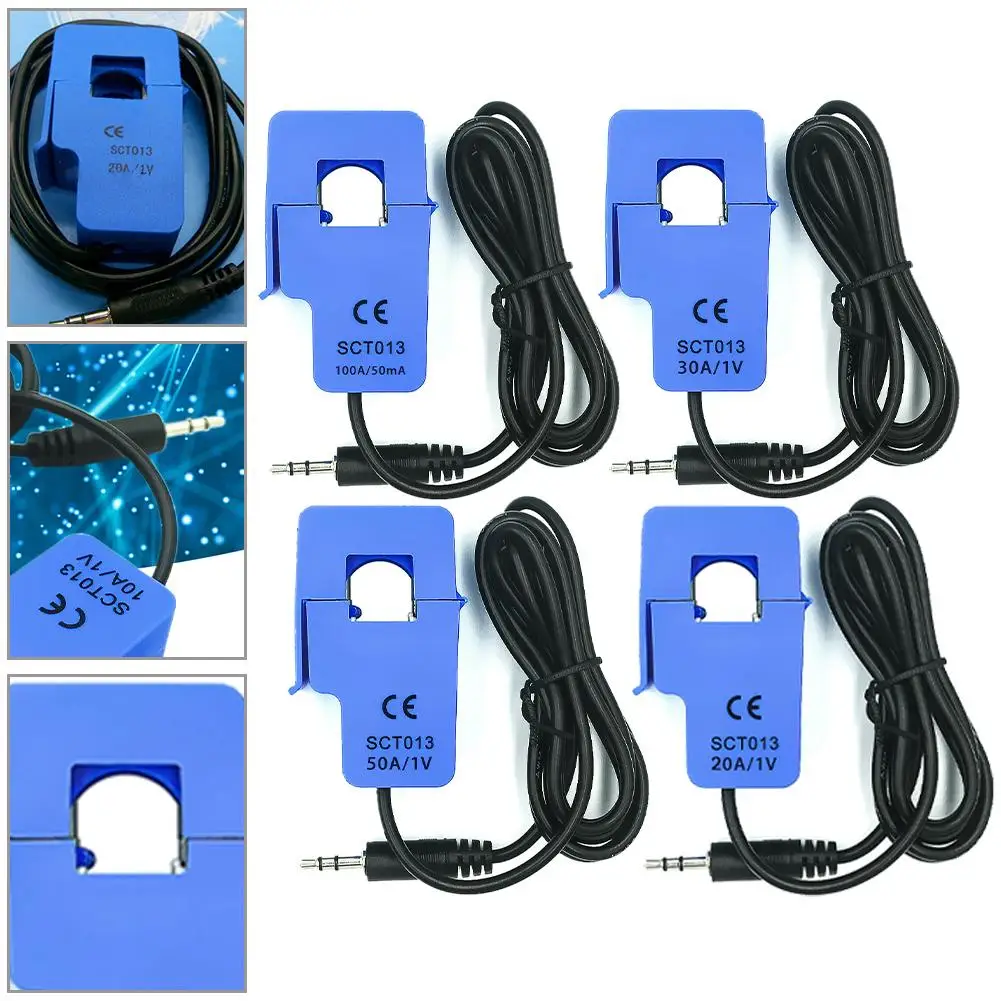 SCT013 000 Open Energy Monitor Reference Project Ferrite Core 100A SCT013 Noninvasive AC Current Sensor Split Core Transformer