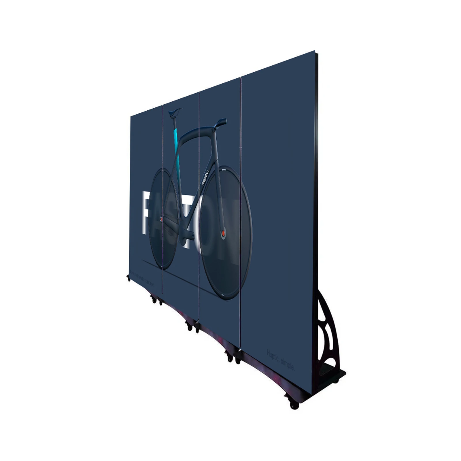 High Brightness Portable P2-P4 LED Poster Display Full-Color Indoor and Outdoor Advertising Screen Panel