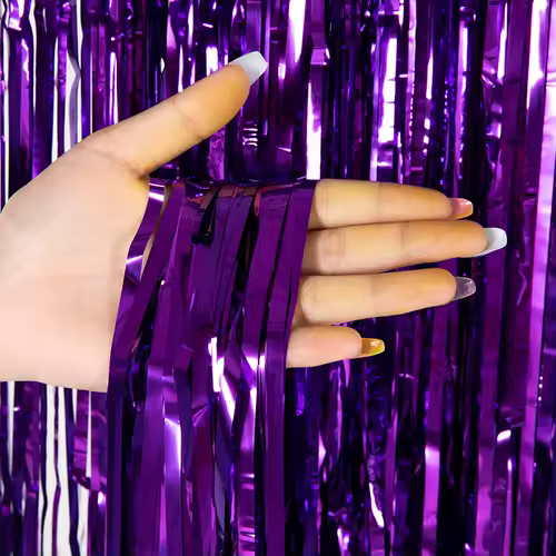 Cheap as a Party Metallic Tinsel Foil Fringe Curtains Backdrop for Birthday New Year Eve Party Photo Wedding Decor - Image 15