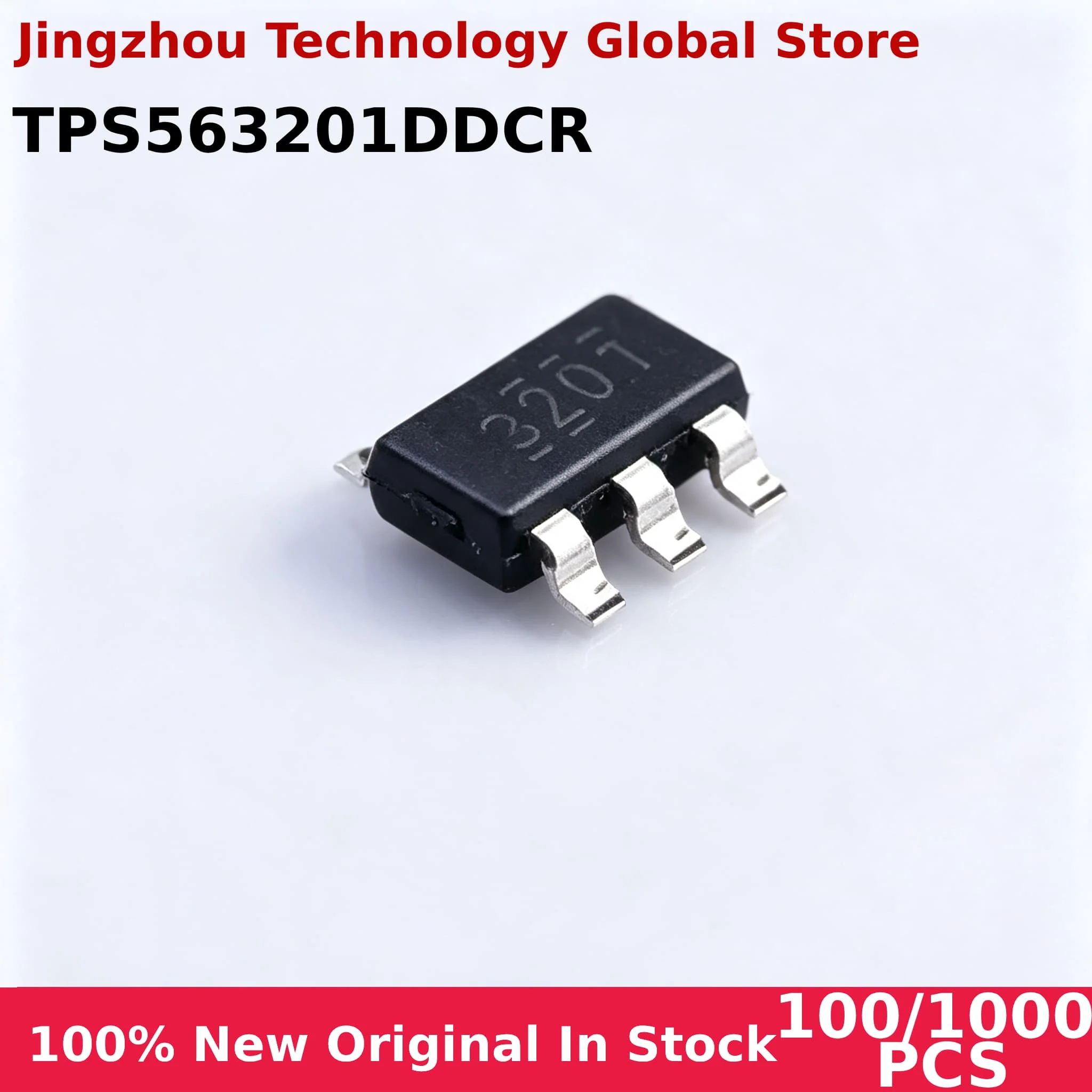 100% New 100/1000PCS TPS563201DDCR TPS563201 3201 SOT23-6 Chip Wholesale