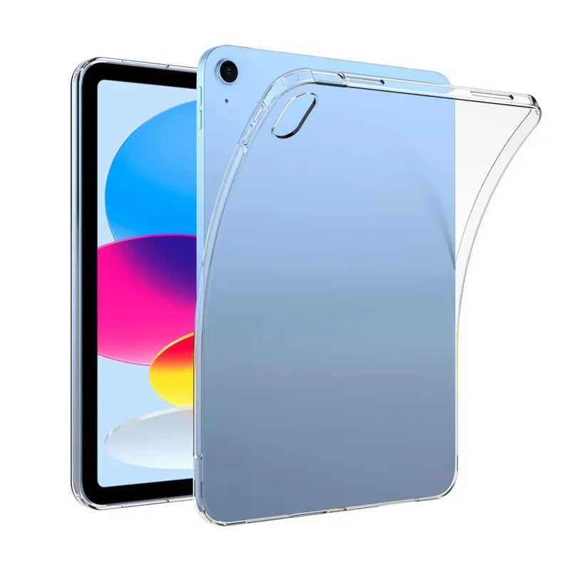 Clear Case for iPad 10th Gen Air 5 4 10.9 Pro 11 2022 Slim TPU Clear Back Protective Cover for IPad 7th 8th 9th 10.2 Mini 6 3 2