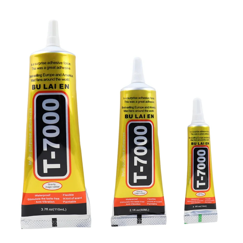 15/50/110ML T7000 Glue Adhesive For LCD Touch Screen Multi-purpose Super Glue Repair Phone DIY Rhinestone Stick Jewelry Crafts