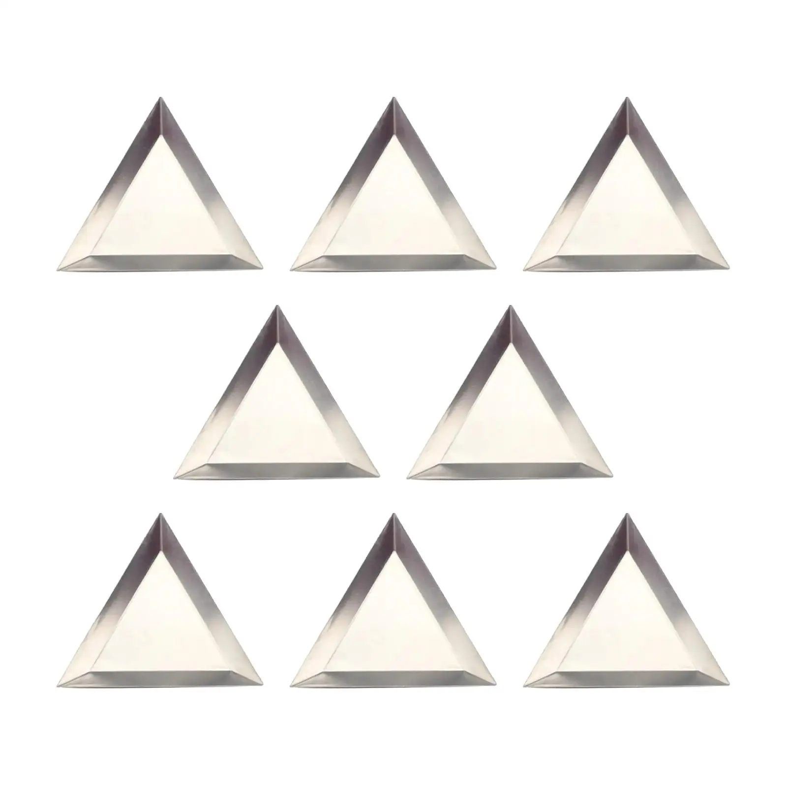 8x Bead Sorting Trays Triangle Bead Sorting Plate Decoration DIY Art Craft