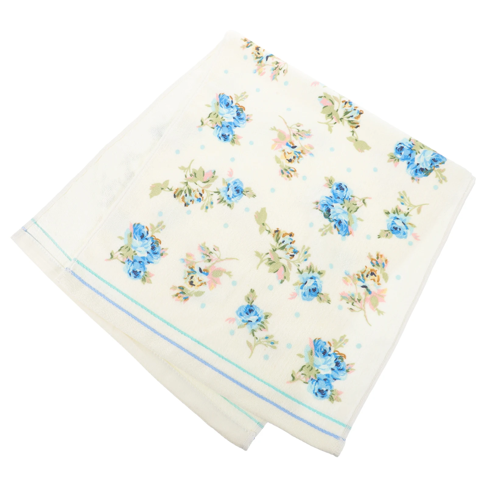 

1 Piece Cotton Bath 73X34Cm Soft Hand For Bathroom Face Towels Hotel Home Decor Rose Pattern Machine Washable \ （：123） \ ：