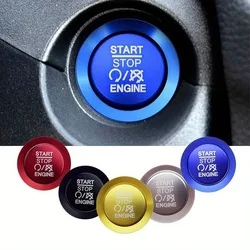For Jeep Grand Cherokee Push to Start Button Red Metal Decal Covers Decor Trims for Jeep Grand Cherokee Accessories 2014-2022