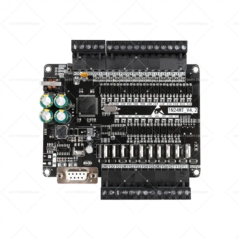 fx1nシリーズと互換性のある産業用plc制御ボード-24ポイント-14in-10out-2チャンネル-100kパルス出力