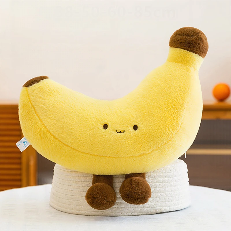 

Kawaii Stuffed Doll Long Leg Banana Plush Toy Cute Cartoon Doll for Kids Birthday Xmas Gift Home Decor Sofa Pillow Stuffed Doll