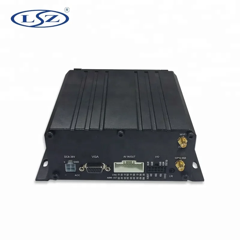 LSZ Hot Sale MDVR H.264 4 Channels 1080P HDD SSD SD Card Mobile DVR with WiFi GPS for Train Van Trailer Car Truck Vehicle Bus