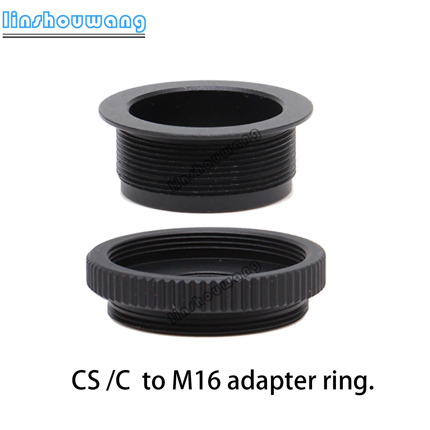 CS camera to M16 lens conversion ring, C camera to M16 lens conversion head, C to M16 adapter ring, metal conversion ring, teleconverter ring, used for industrial camera modification