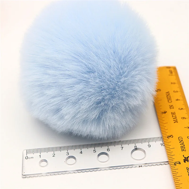 10-20 sztuk puszyste miękkie Pom Pom 10cm Faux pluszowe Pom Pom DIY brelok wisiorek ślubny wystrój domu Pom Pom materiały krawieckie