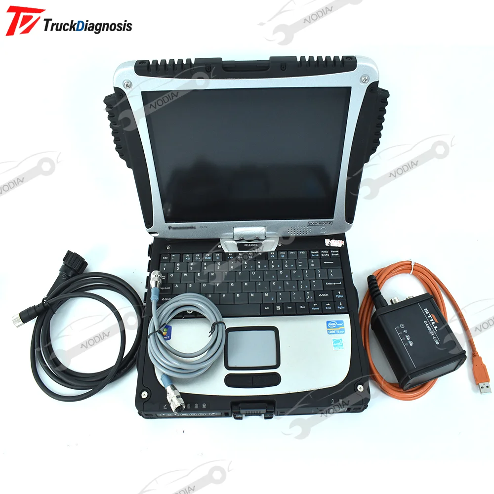 For Still forklift CANBOX USB interface with CF19 laptop Still forklift diagnostic tool CANBOX