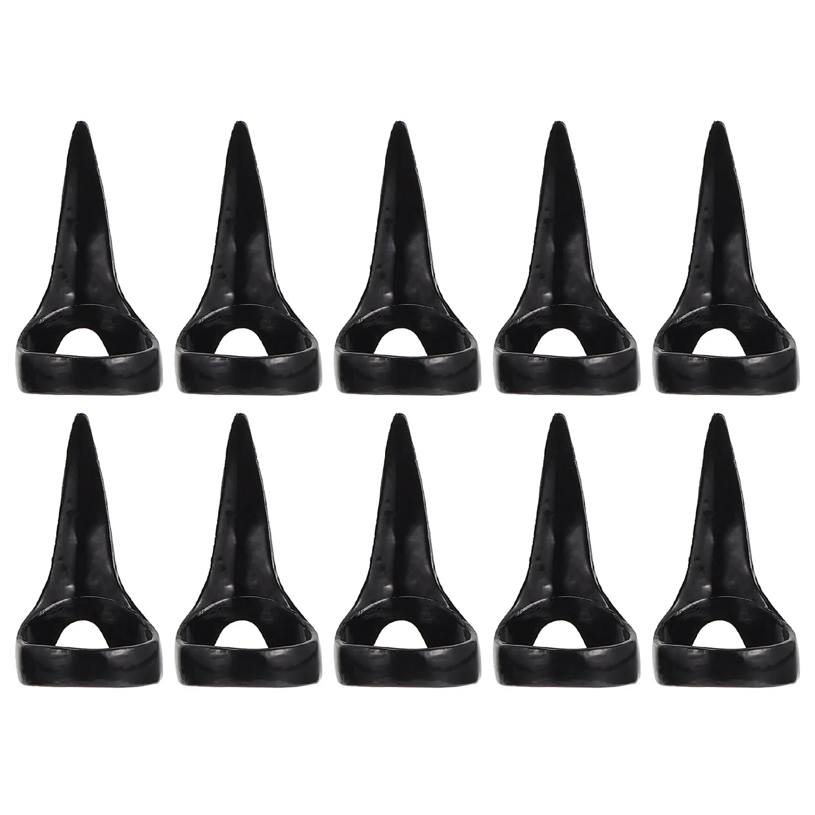 10pcs Punk Claw Rings for Halloween Costume Party – Durable Aluminum Alloy Fake Finger Nails Decoration