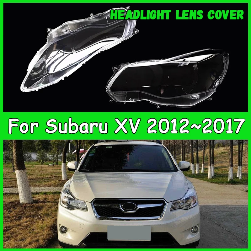 

For Subaru XV 2012 2013 2014 2015 2016 2017 Car Headlight Lens Cover dust cover for headlights car accessories automobil parts