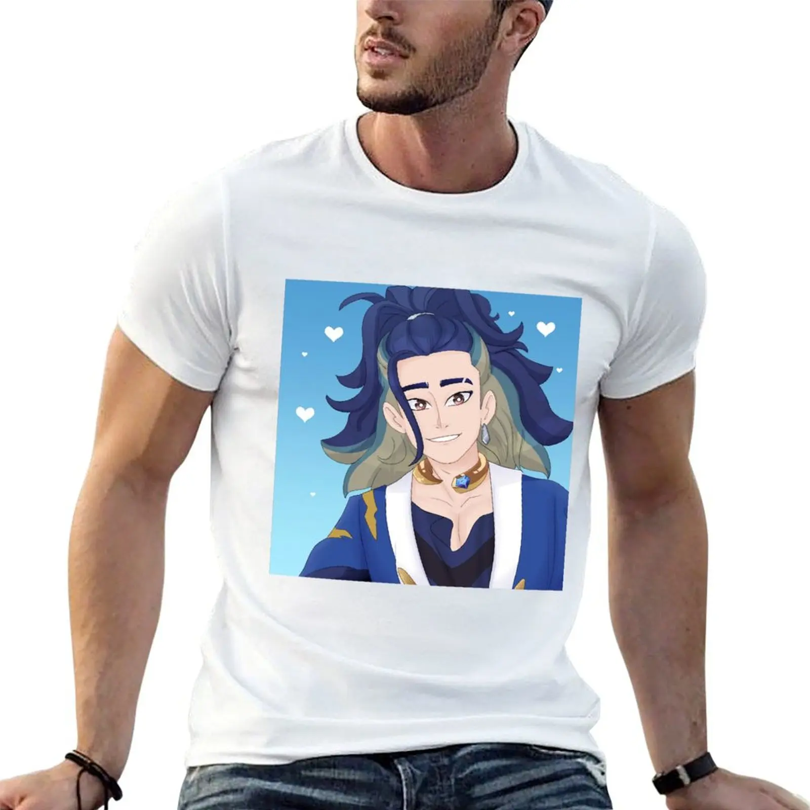 

Blue Clan Leader Adaman T-Shirt essential t shirt t shirt for man 100 percent cotton T-Shirt