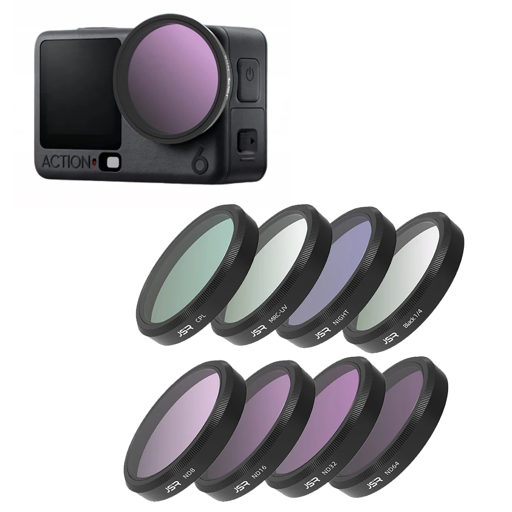 

Lens Filter for DJI Osmo Action6 CPL Filters Set, Neutral Density Camera Lens Filters, Multi Coated Optical Glass Lens Accessory