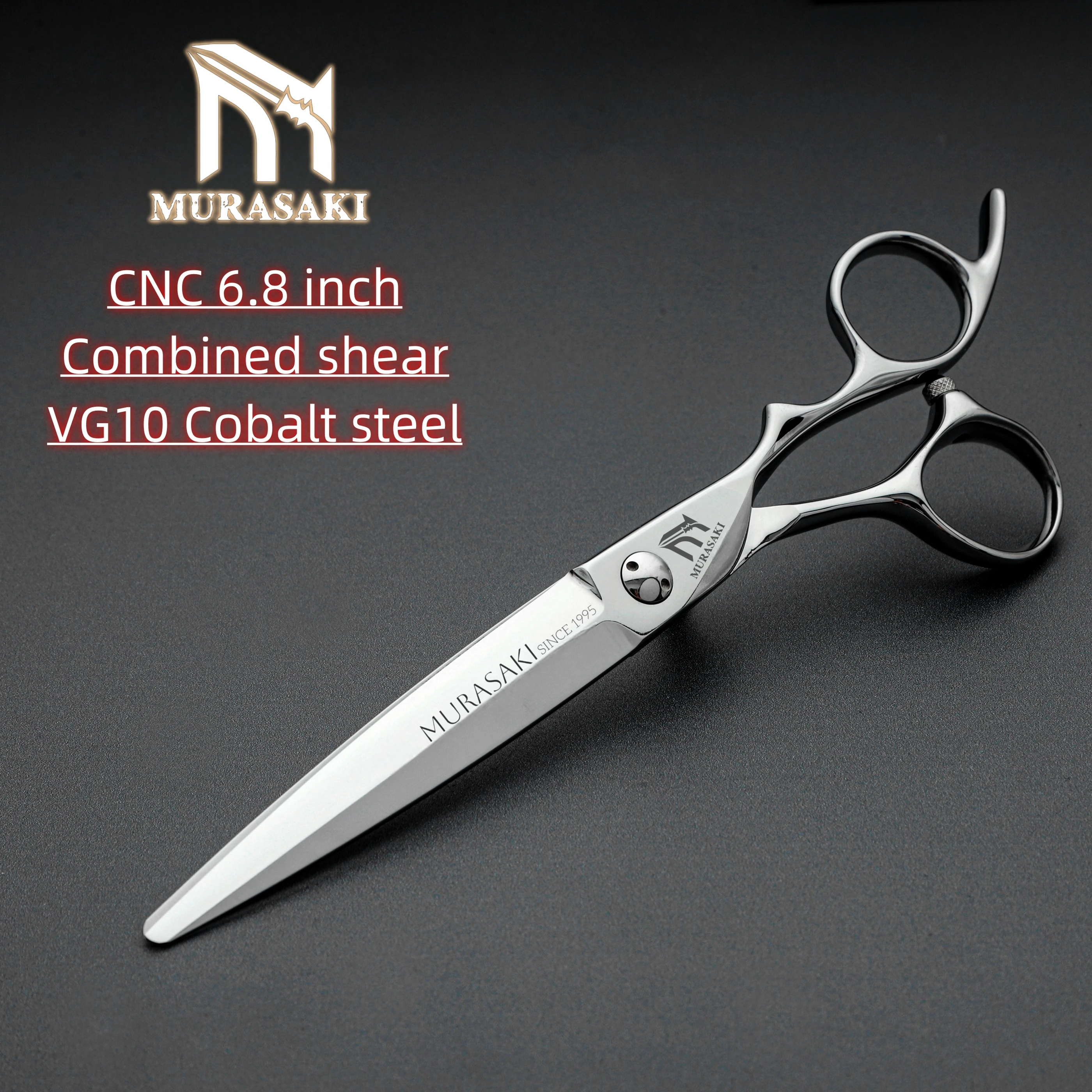 Professionelle CNC-Friseurscheren, erstklassiges Friseurzubehör, 6,1 und 6,8 Zoll VG10-Stahl, hochwertige Haarschneidewerkzeuge – Detail 2