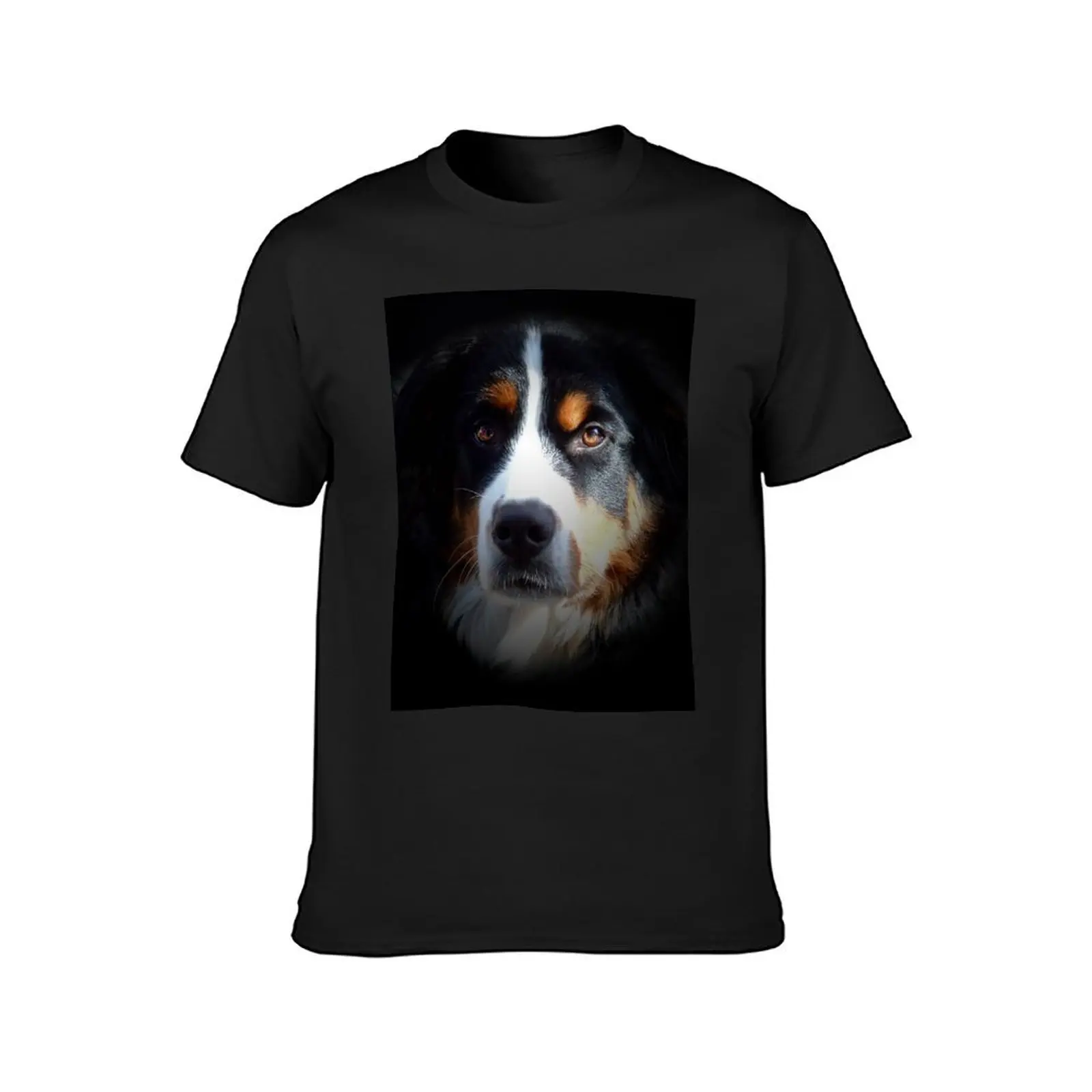 Bernese Mountain Dog T-Shirt summer clothes vintage aesthetic clothes funnys mens cotton t shirts