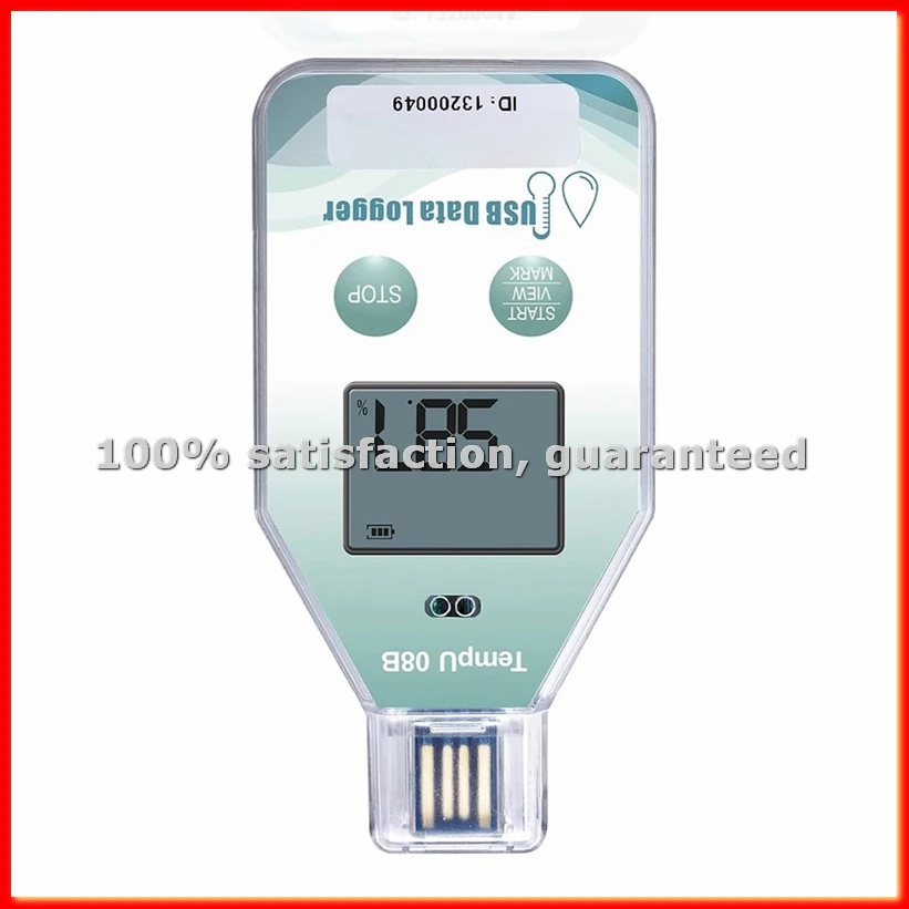 USB Disposable Temp Recorder for Medical Refrigerator, 1 Pcs with Auto PDF/CSV Report-A31R