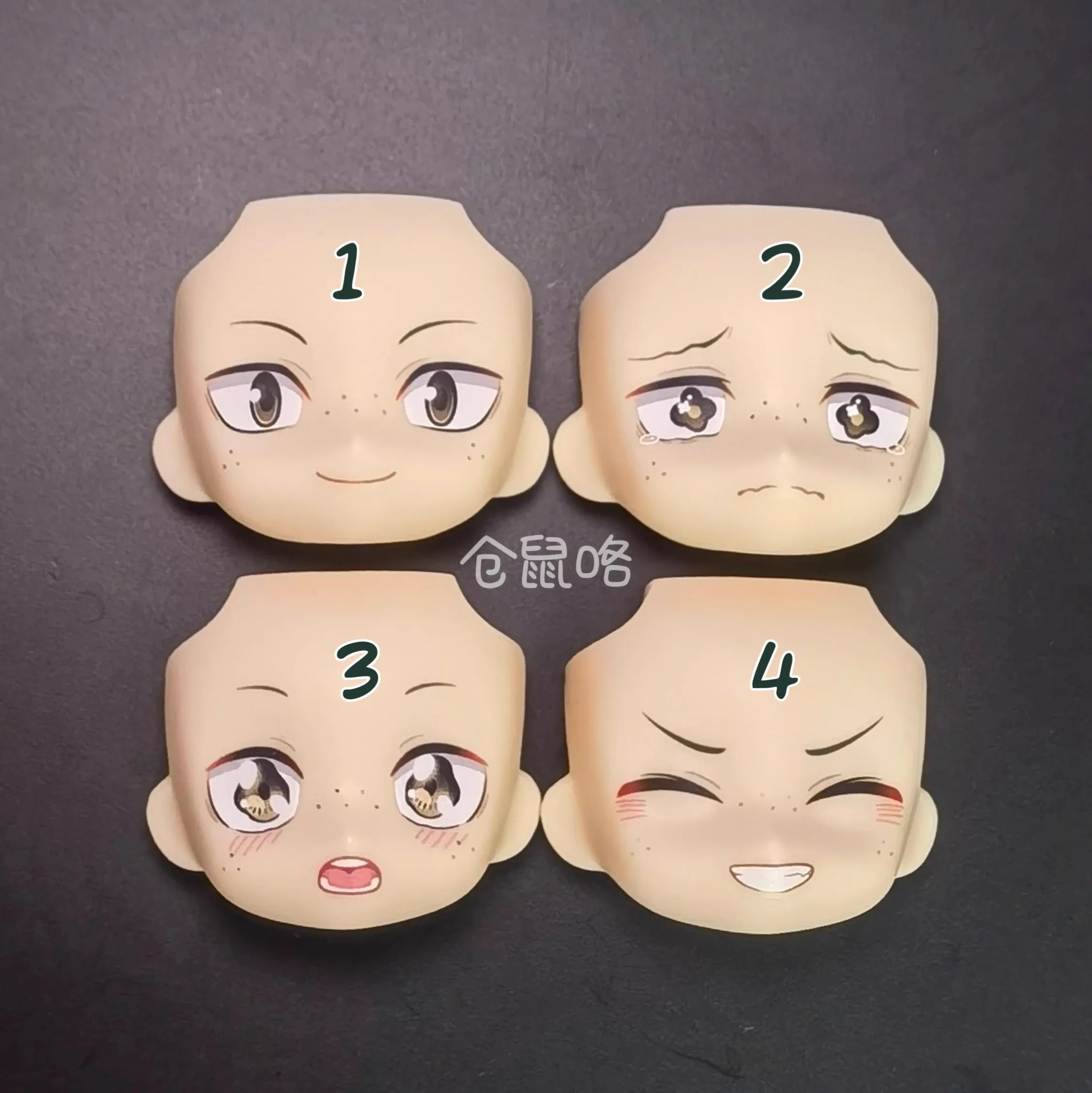 

やまぐち ただし Tadashi Yamaguchi Ob11 Face 1/12 Bjd Doll Handmade Water Sticker Faceplate Anime Game Cosplay Toy Accessories