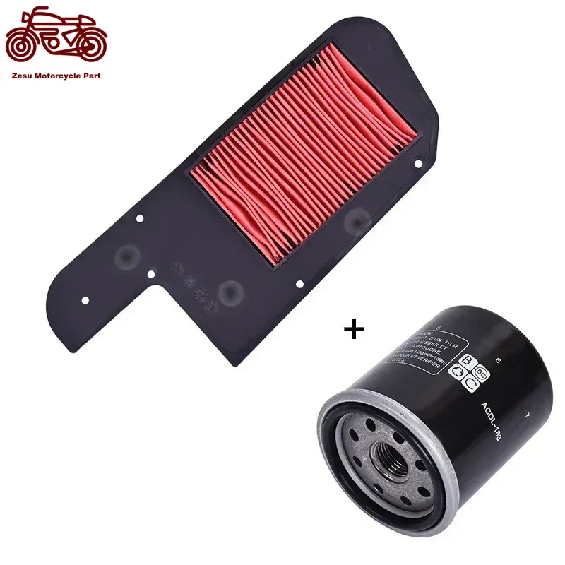 

Motorcycle Air Filter and Oil Filter Cleaner Kit for Piaggio Scooter 250 X9 2000-2003 2001 2002 17210-KFG-010