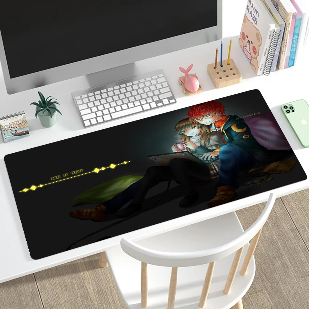 Mystic Messenger Mousepad Mouse Mat Desk Mat With Pad Gaming Accessories Prime Gaming XXL Keyboard Pad Padding Mat