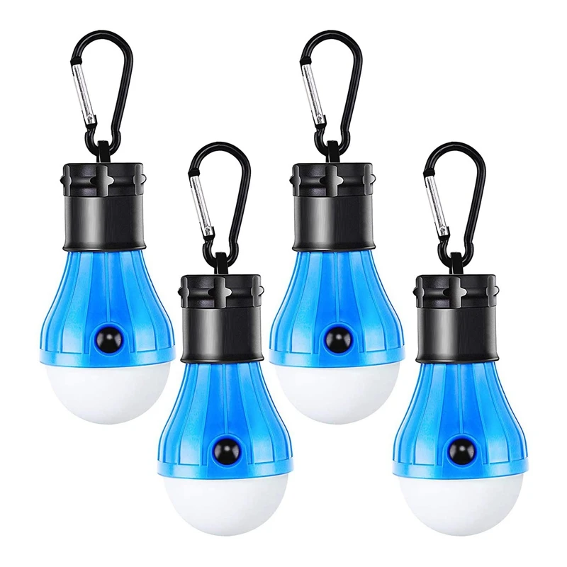 Compact LED Camping Lâmpadas com Clip Hook, Luz portátil para barraca ao ar livre, Emergência para acampar, Caminhadas furacão