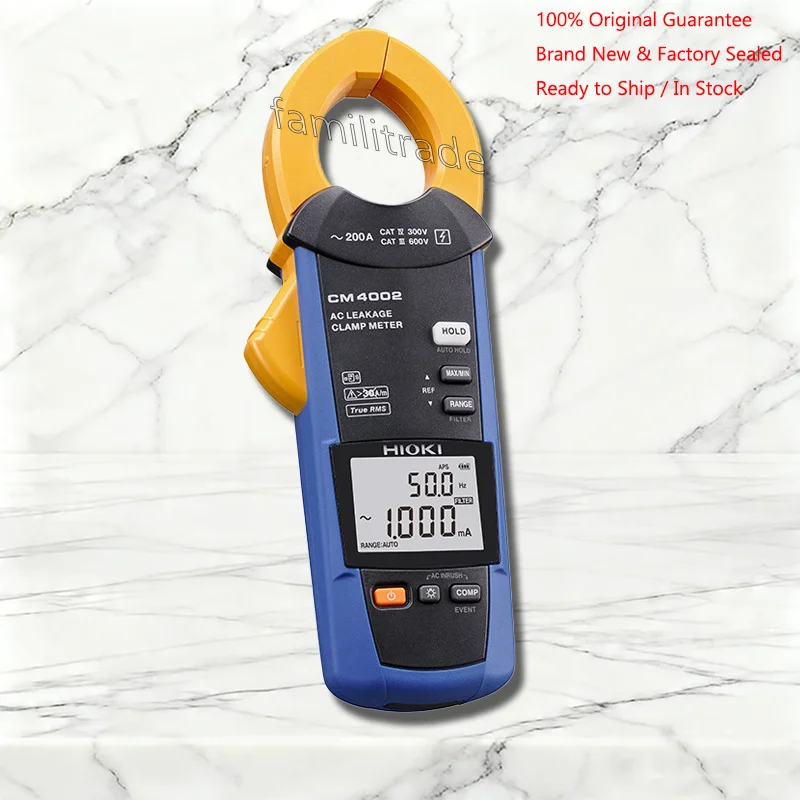 1PC NEW HIOKI CM4002 CM4002-90 AC Leakage Clamp Meter In Stock 0.06mA-200A CAT IV 300V Φ40mm Comparator Z3210 Original Box