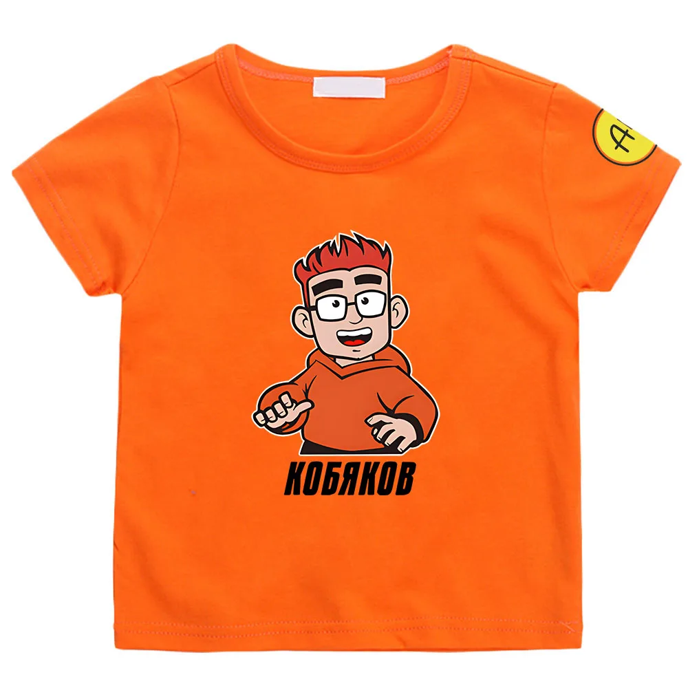 

100% Cotton A4 T Shirts Children's Merch A4 KOBYAKOV Print Tshirt Casual Family Clothing Boy's & Girl's Fashion Tops Women Shirt