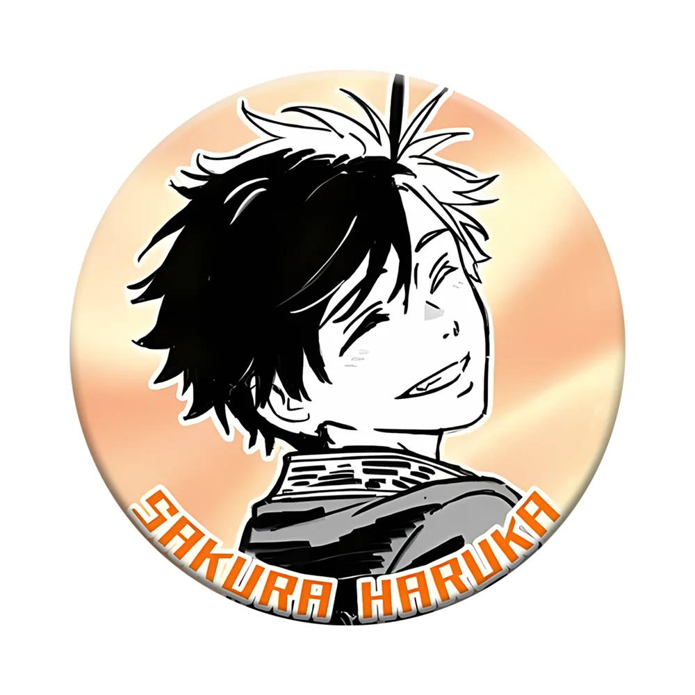 WIND BREAKER Sakura Haruka Nirei Akihiko Umemiya Hajime Suo Hayato Tinplate Badge Itabag Backpack Pin Anime Collectible keychain