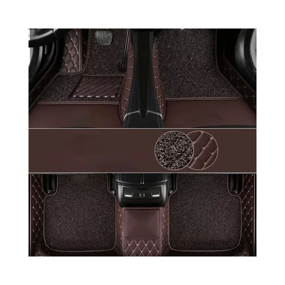 

Internal Accessories Leather Environmental Protection Foot Mat Ford Ranger Highlander Floor Mat Car Mat for Prius 04-09