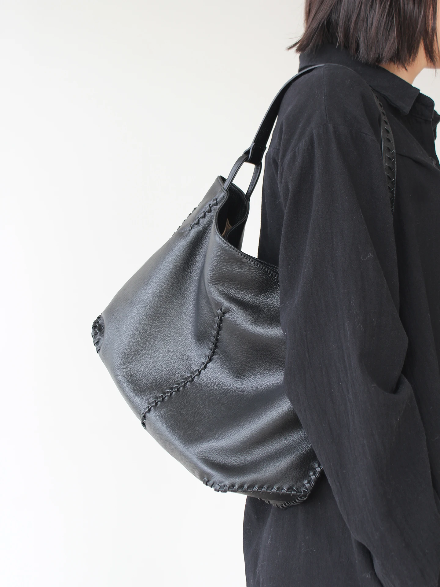 

Новая женская сумка-хобо из мягкой яловой кожи с верхним слоем, высококачественная сумка-хобо в стиле ретро для подмышек от Uncle Strange Design