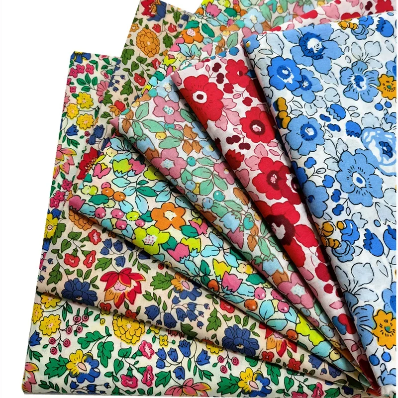 

145x50cm Spring Summer Super Dense Cotton Poplin Fabric for Women's Dresses Children's Clothing Home Wear Sewing Project