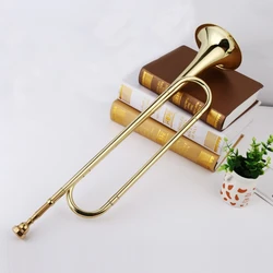 Students Trumpet Lightweight Bugle Trumpets Durable Strong Practical Music Instrument for Children Teenager School Band