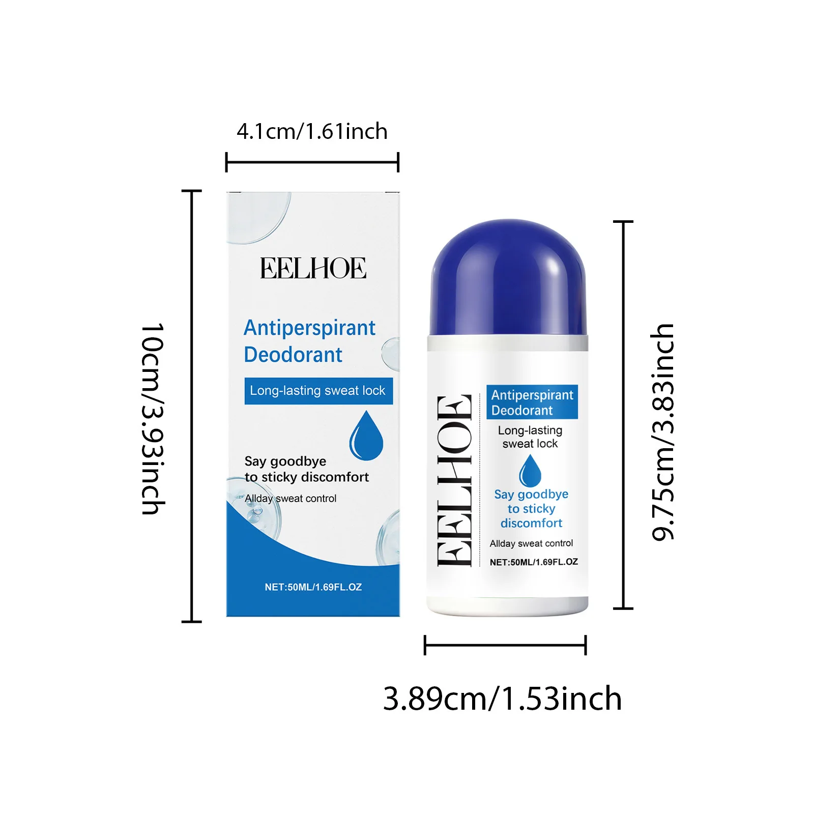 EELHOE Underarm Antiperspirant Beads Perspiration Relieve Discomfort Long-Lasting Fragrance Remove Dirt Removing Body Odor Cream
