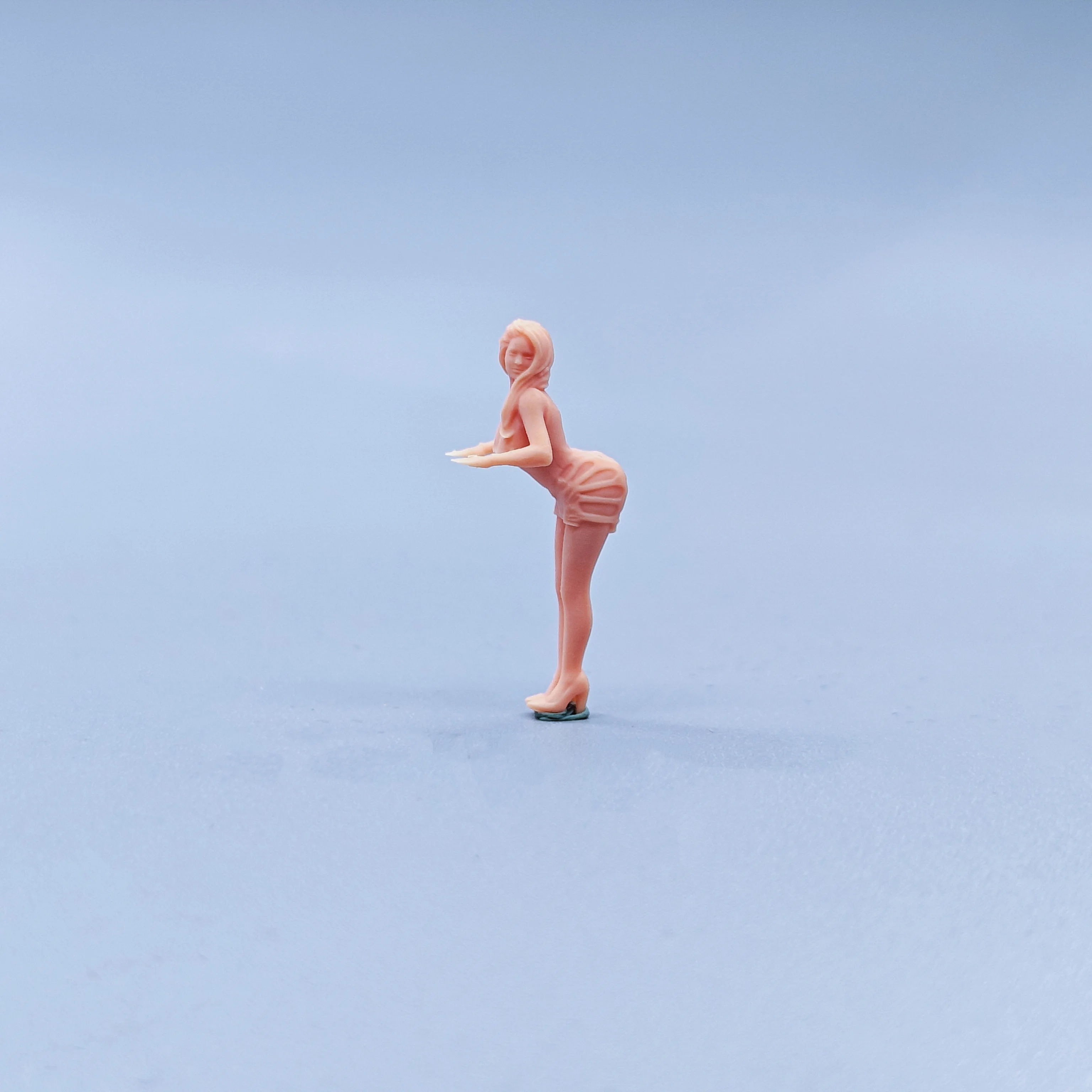 1/64 Figuren Maßstab Modell Harz Kurviges Gesäß Schönheit Ungefärbte Miniaturen Diorama Handbemalt C435
