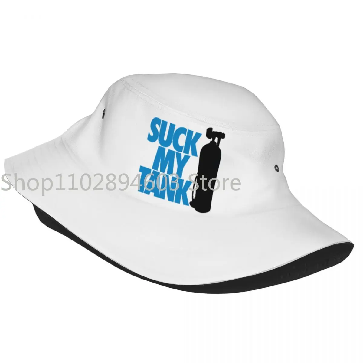 Summer Beach Hatwear Funny Scuba Dive Suck My Tank Stuff Bucket Hat