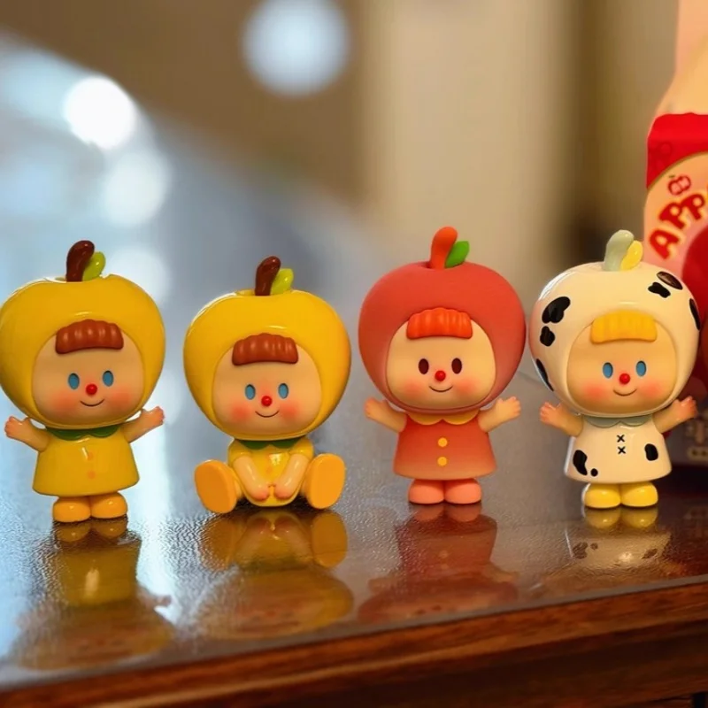 

Duoduo Mei Mystery Box Apple Duoduo Mini Figure Cute Kawaii Collectible Blind Box Toy Desktop Decor Birthday Gift For Friends