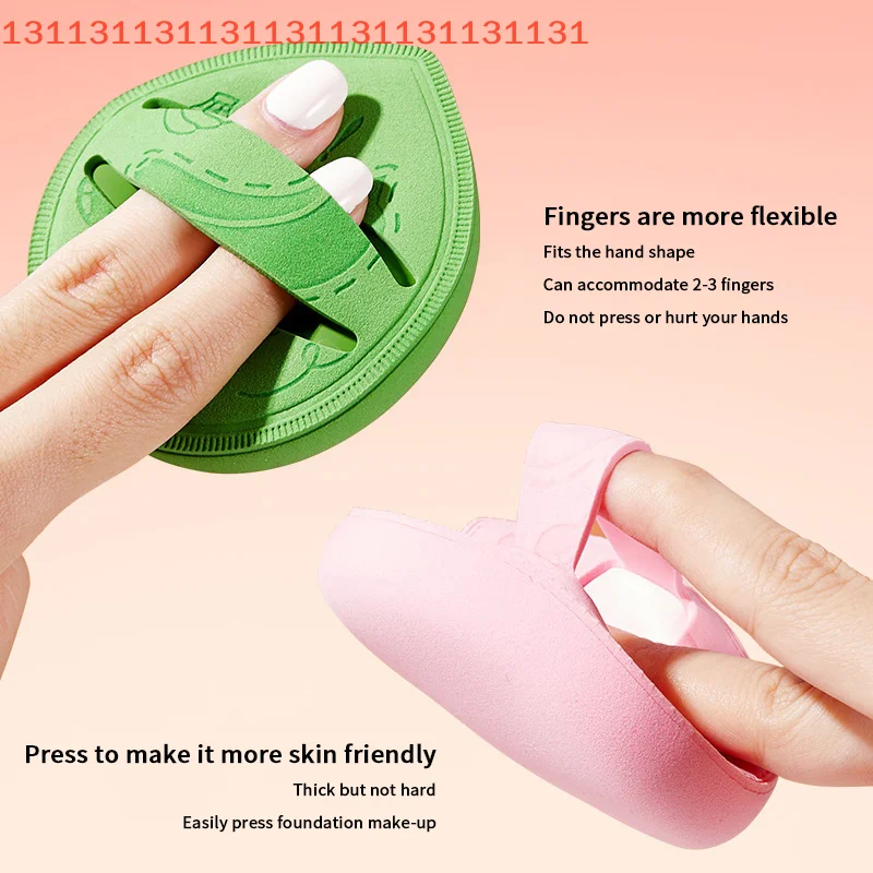 1 قطعة مسحوق الأساس الإبداعي نفخة وسادة هوائية فائقة النعومة ماكياج خلاط الإسفنج الرطب والجاف الاستخدام المزدوج قضيب مستحضرات التجميل #3