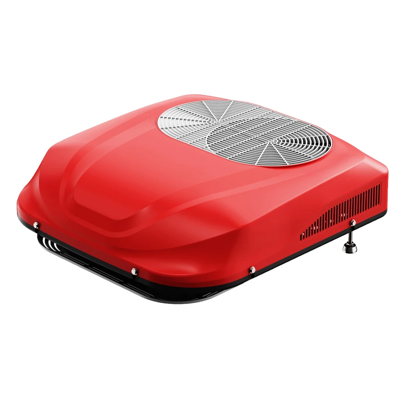 Double Rotor Compressor Factory Direct Sale Electric Rooftop 12V 24V Air Conditioner Truck Trailer Boat Vans RV AC Unit