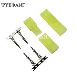 10pairs Mini Tamiya Style Battery Connector Plug Male Female RC 10 Model for Quad Copter Hobby Car Boat Plane Airsoft Toy DIY