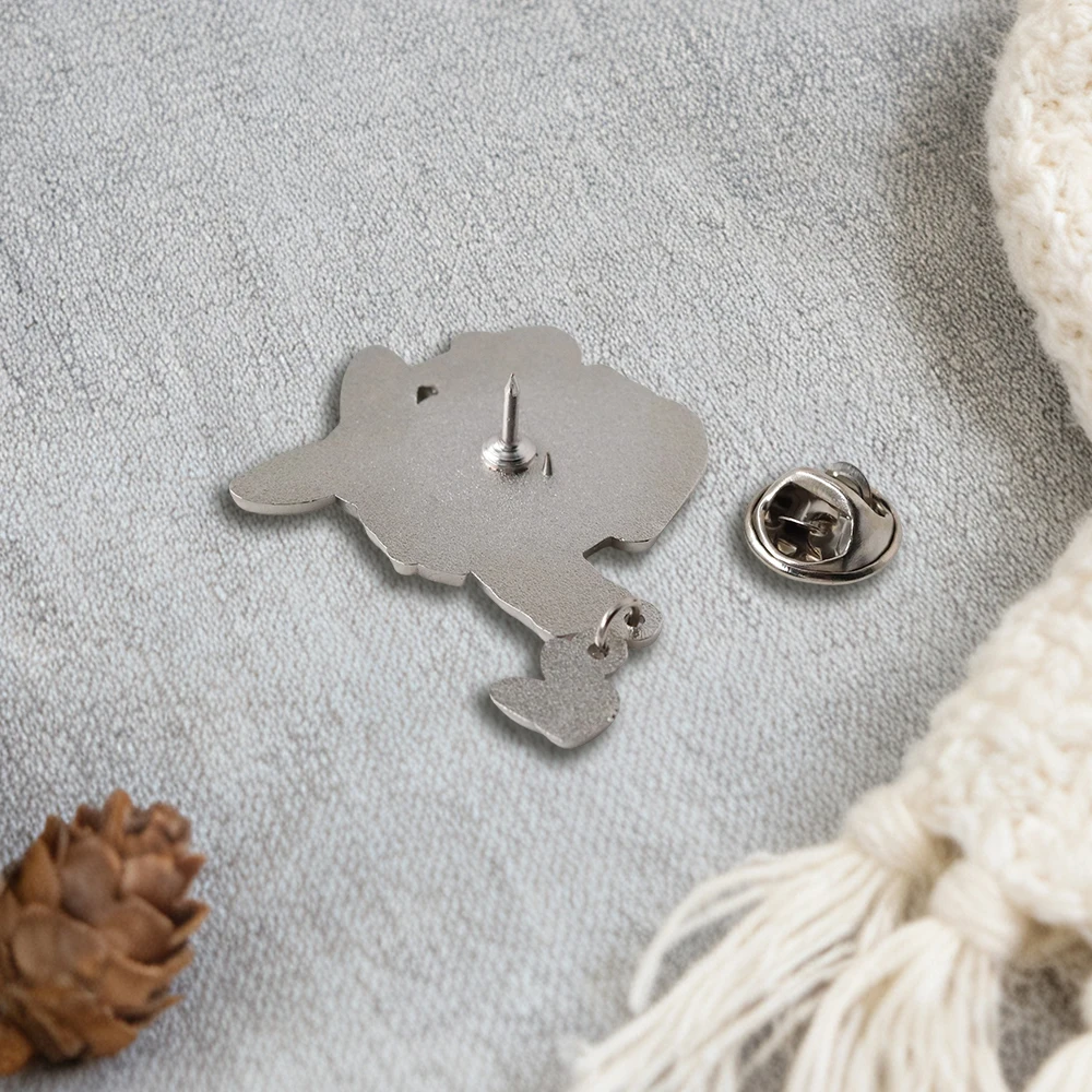 Overwatch Rosa Mech-Kaninchen-Brosche Kreativer Cartoon Mechanischer Hase Emaille-Pin Gaming-Merchandise Metall-Abzeichen Schmuck-Accessoire – Detail 13