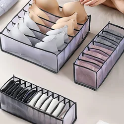 1PC-Organizer per armadio per calzini scatola portaoggetti per biancheria intima separata per la casa 7/9/11 griglie organizzatore per reggiseno per Jeans organizzatore per cassetti pieghevole