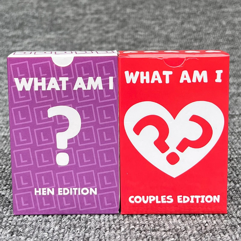 เกมไพ่คู่ What AM I 54 การ์ดผู้ใหญ่ Night Party ดื่มเกม Love Edition ตื่นเต้น Board ความจริง Dare การ์ดเกม Supply